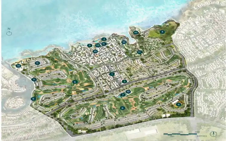 Modon Ras ElHekma Resort Master plan of Modon Ras El Hekma Resort
