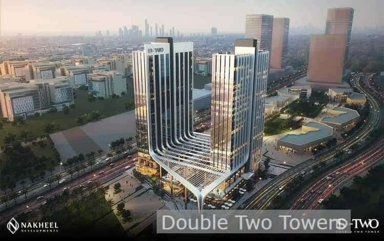 امتلك مشروعك في دبل تو تاورز Double Two Tower بمقدم 5% فقط