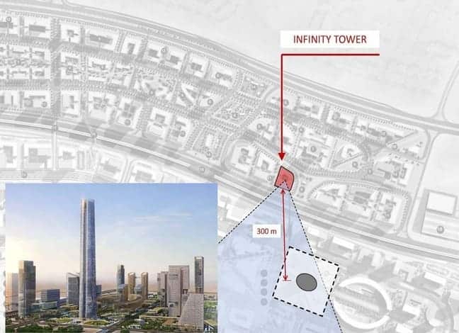 برج إنفينيتي العاصمة الادارية الجديدة Infinity Tower New Capital 1