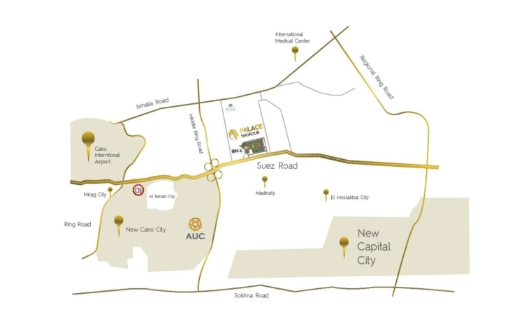 Cleopatra Palace Compound location