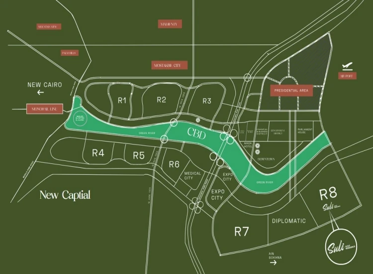 Compound Suli Golf Suli Golf Residence New Capital