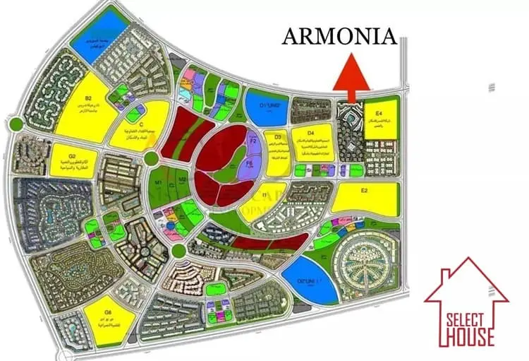 كمبوند ارمونيا العاصمة الادارية Armonia