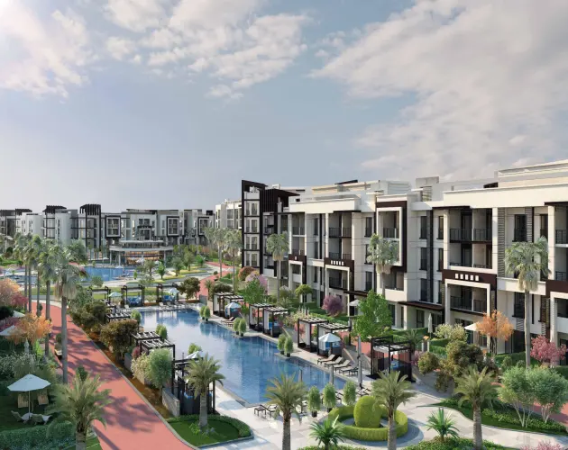 كمبوند نيوم بيراميدز اكتوبر Nyoum Pyramids October بمقدم 10%