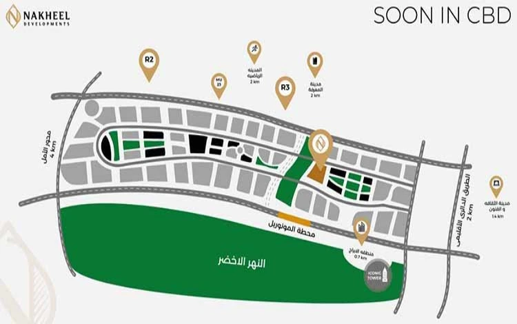 موقع مول دبل تو تاور العاصمة الإدارية