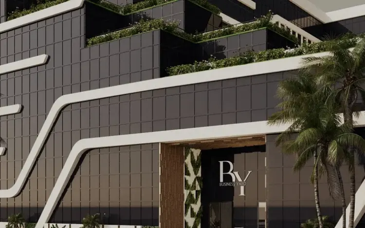 مول بيزنس يارد العاصمة الإدارية Business Yard New Capital 2 تصميم واجهة مول بيزنس يارد العاصمة