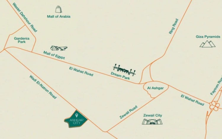 Garden Gate Ashgar City October مشروع جاردن جيت اشجار سيتي