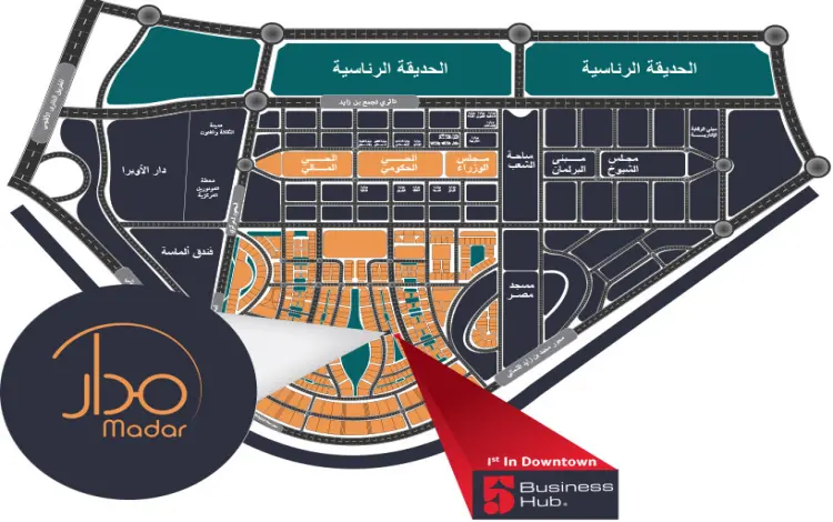 مول مدار العاصمة الإدارية Mall Madar New Capital أسعار 2025 1 موقع مول مدار بالعاصمة الإدارية على الخريطة