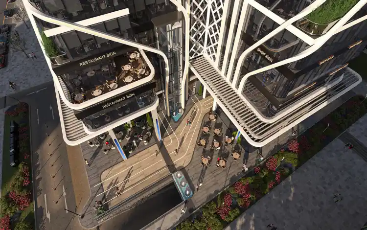 مول العز العاصمة الإدارية الجديدة El Ezz Mall تقسيط 10 سنوات 2 واجهة مول العز بتصميم مميز