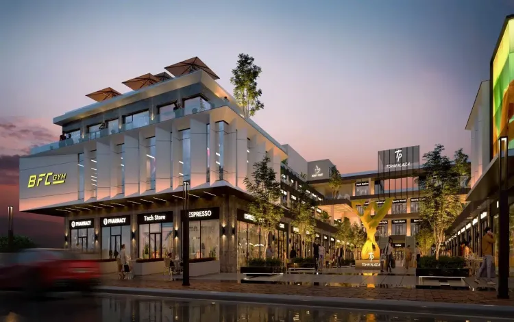 مول تاون بلازا اكتوبر Mall Town Plaza New October بمقدم 10% 3 خدمات مول تاون بلازا اكتوبر المتكاملة