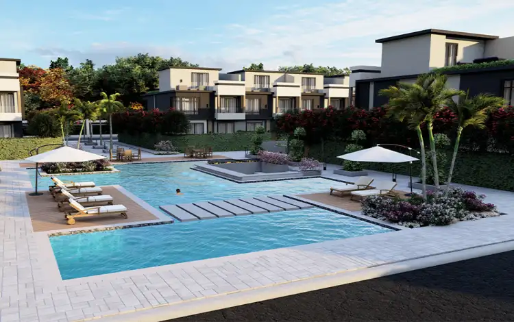 حمام السباحة في كمبوند بارك ديل زايد الجديدة