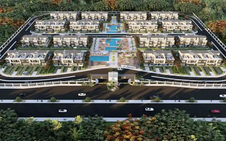 تصميم كمبوند بارك ديل زايد الجديدة من الأعلى