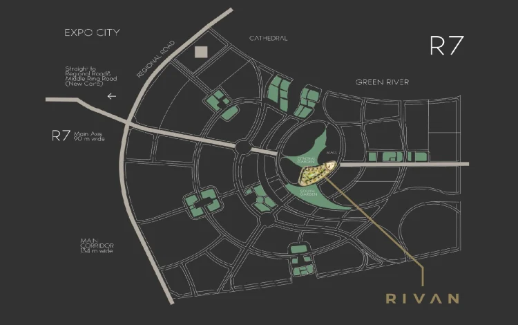 Rivan New Capital location