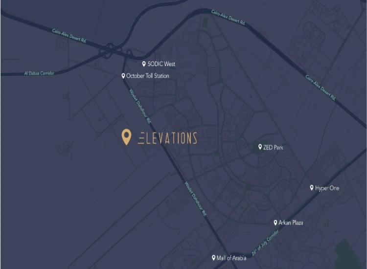اليفيشنز زايد الجديدة Elevations كمبوند اليفيشنز زايد الجديدة