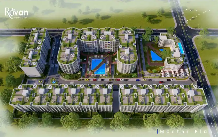 كمبوند روفان Rovan City Sheikh Zayed ماستر بلان كمبوند روفان سيتي
