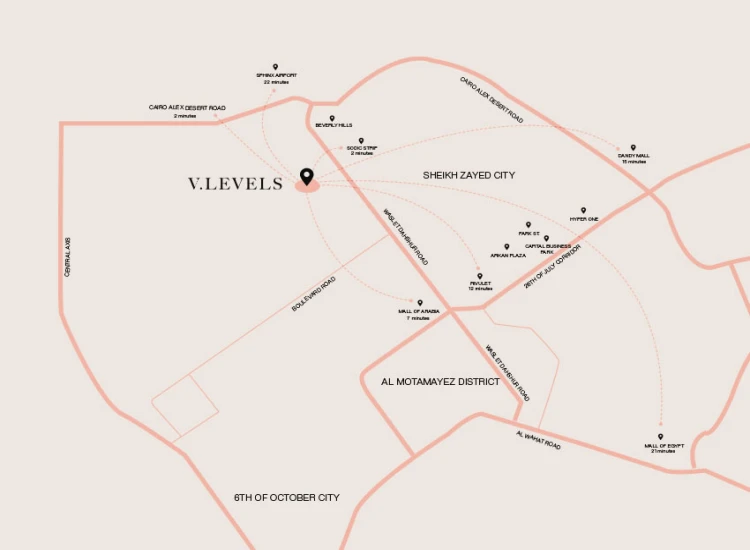 V Levels Sheikh Zayed Compound by Dunes Developments 1 V Levels Dunes