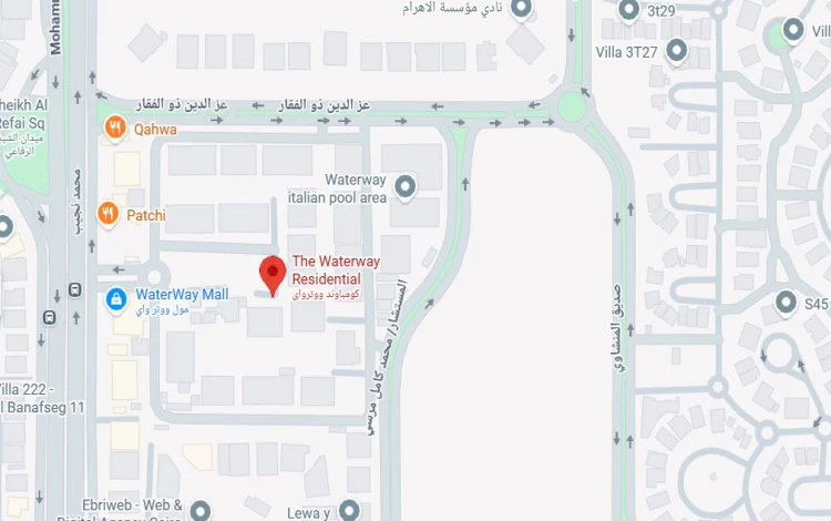 Waterway New Cairo location