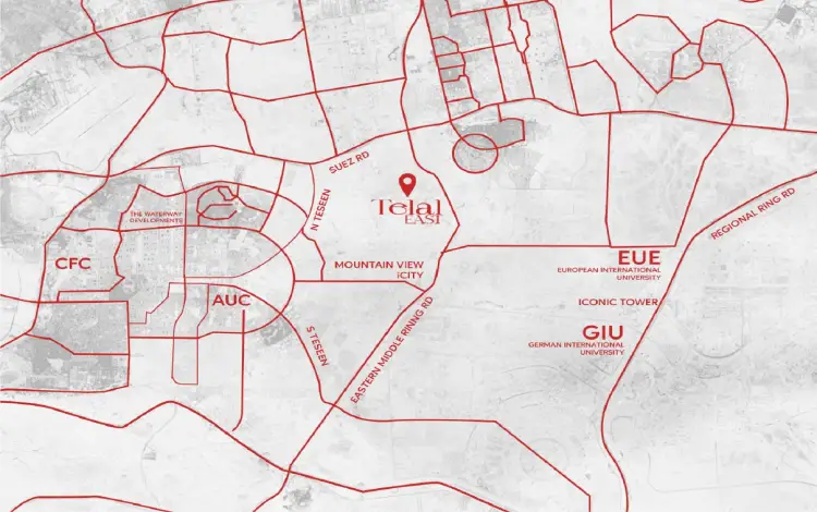 Telal East Compound Telal east new cairo location