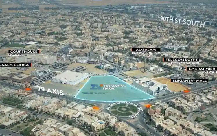 اي في بيزنس بارك القاهرة الجديدة ماستر بلان يوضح موقع مول اي في بيزنس بارك