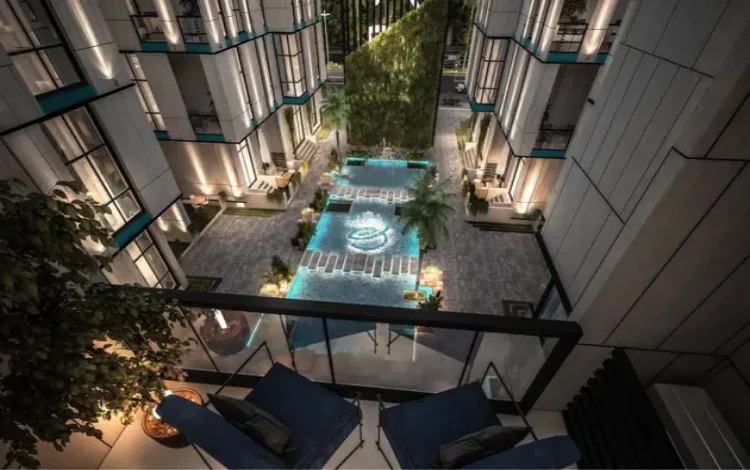 كمبوند جريا التجمع الخامس Compound Greya New Cairo مقدم 10% 2 التصميم العصري داخل كمبوند جريا التجمع الخامس