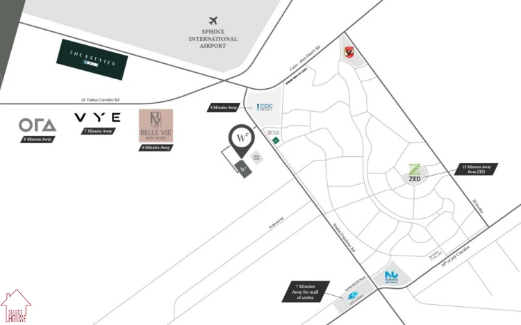 كمبوند ويست اند الشيخ زايد West End El Sheikh Zayed مقدم 5% 1 كمبوند ويست اند الشيخ زايد