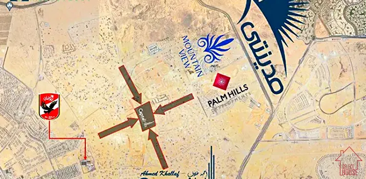 موقع كمبوند Capital Hills