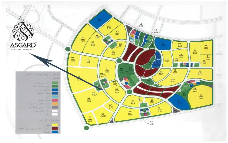 موقع مول اسجارد العاصمة الإدارية