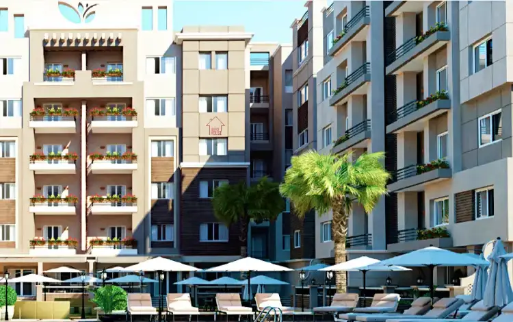 كمبوند لافيدا هليوبوليس الجديدة la vida compound واجهة مباني كمبوند لافيدا هليوبوليس الجديدة