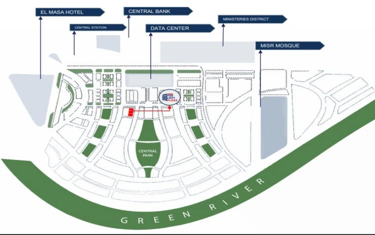موقع مول ذا لوفت بلازا العاصمة الإدارية