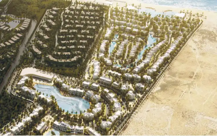 التصميم المعماري في قرية Bianchi الساحل الشمالي