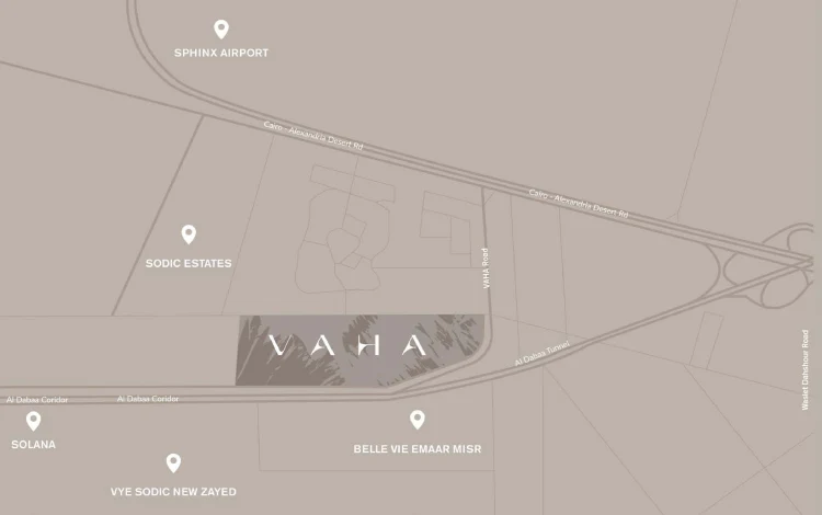 موقع كمبوند فاها نيو زايد