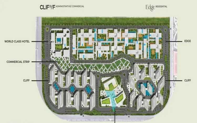 Compound Edge New Cairo ماستر بلان كمبوند ايدج التجمع الخامس