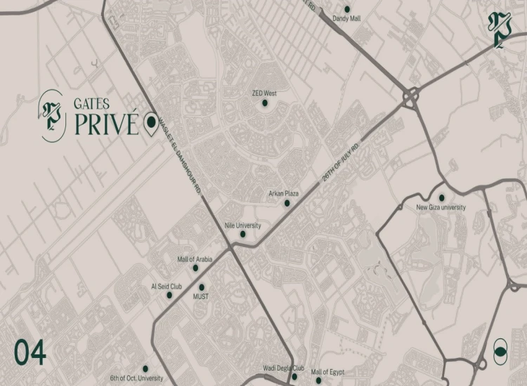 كمبوند بريف الشيخ زايد Prive Sheikh Zayed احجز بمقدم 10% 1 كمبوند بريف الشيخ زايد