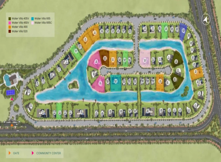 كمبوند ذا واتر مارك القاهرة الجديدة