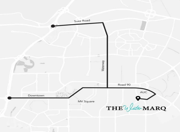 كمبوند ذا واتر مارك التجمع الخامس