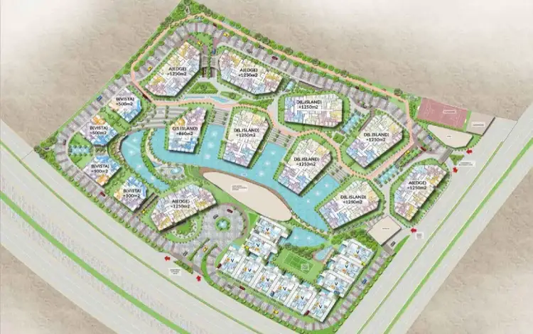 تصميمات كمبوند Roses العاصمة الادارية