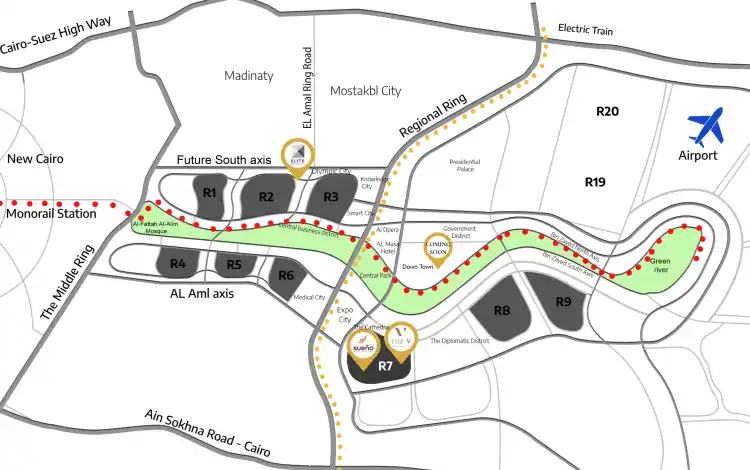 كمبوند سوانيو العاصمة الادارية الجديدة Sueno New Capital