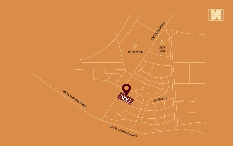 موقع كمبوند نول التجمع السادس