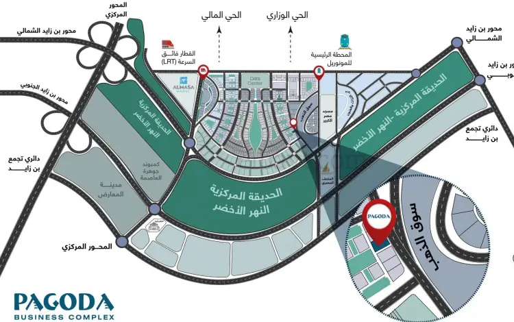 pagoda mall موقع باجودا مول العاصمة الإدارية الجديدة