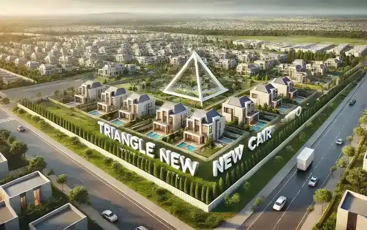 التخطيط الهندسي لكمبوند Triangle New Cairo