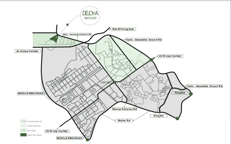 موقع دي جويا ريزيدنس الشيخ زايد