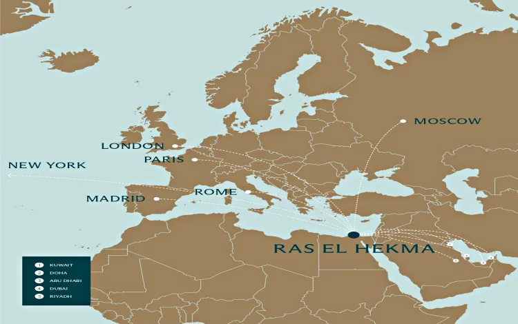 موقع مشروع مدن رأس الحكمة Modon Ras Elhekma