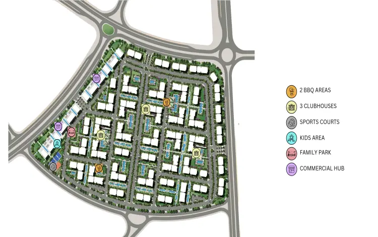 تصميم Compound El Patio Riva New Cairo