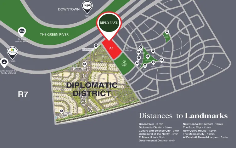 Diplo East Compound The Location of Diplo East Compound