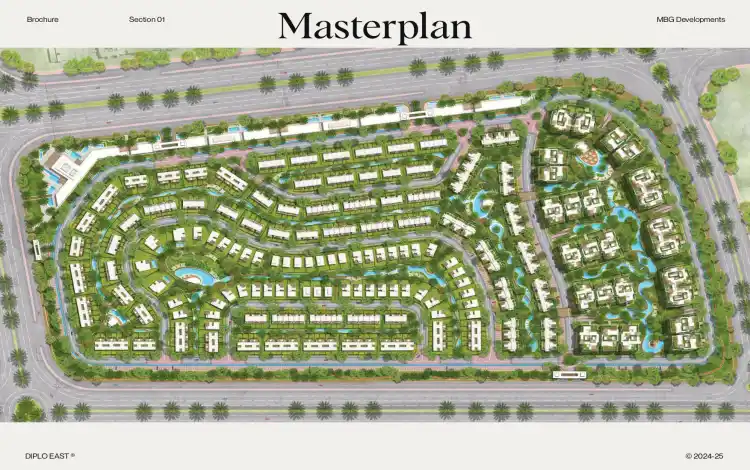 Diplo East New Capital Compound The land space of Diplo East New Capital