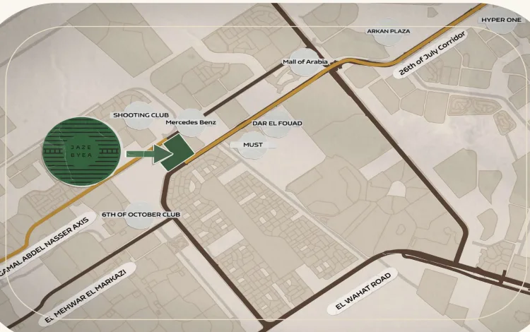 Jazebeya October Jazebeya 6 October location