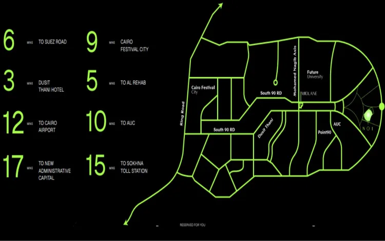 noi new cairo compound location 