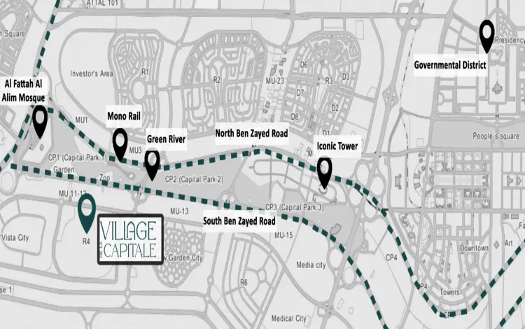 Village De La Capitale Compound location 