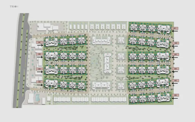 trio gardens Compound Compound trio gardens master plan