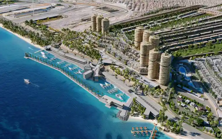 ابراج IL Monte Galala Towers تصميم ابراج المونت جلالة مارينا تاورز