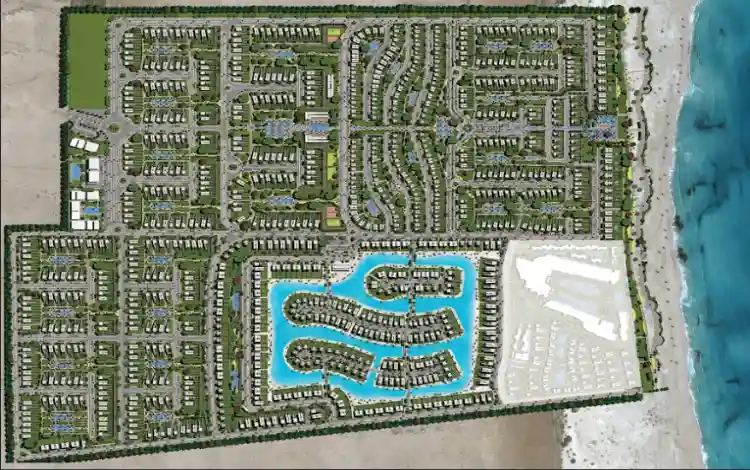 La Vista Ras El Hekma the masterplan of La Vista Ras El Hekma Village